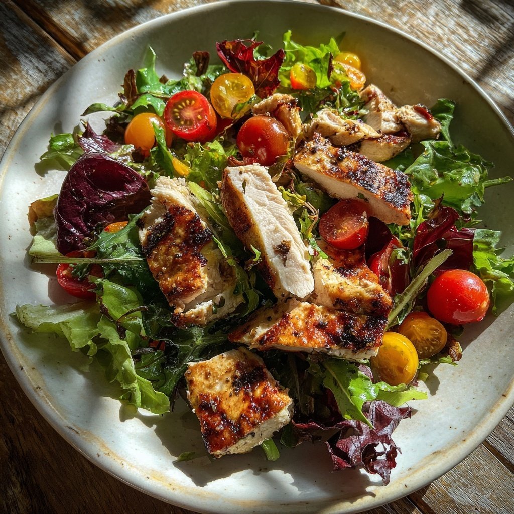 High Protein Grilled Chicken Salad