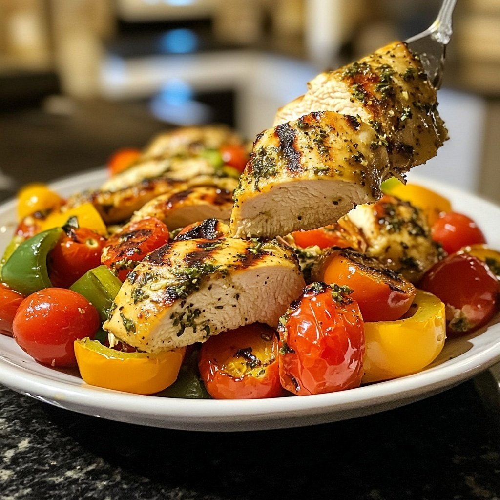 Grilled Lemon Herb Chicken Bowl