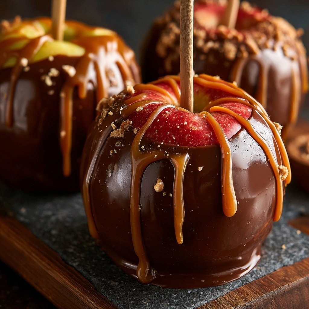 Chocolate Covered Candy Apples