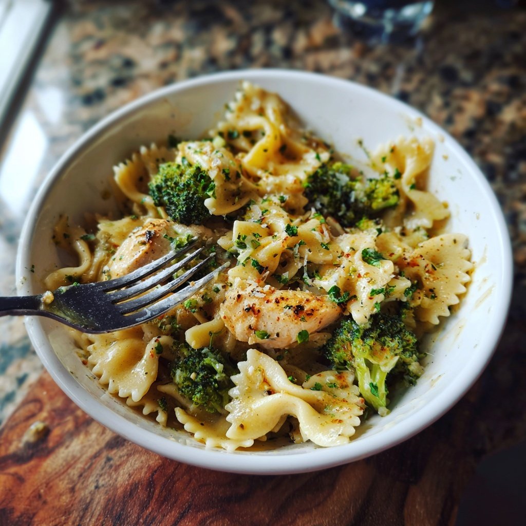 Bow Tie Pasta With Chicken And Broccoli