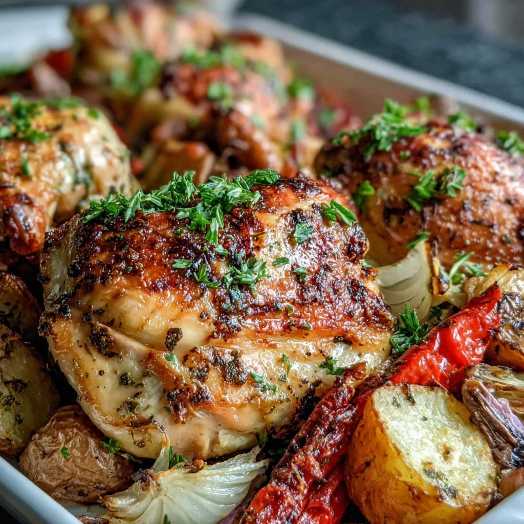 Easy Healthy Sheet Pan Chicken