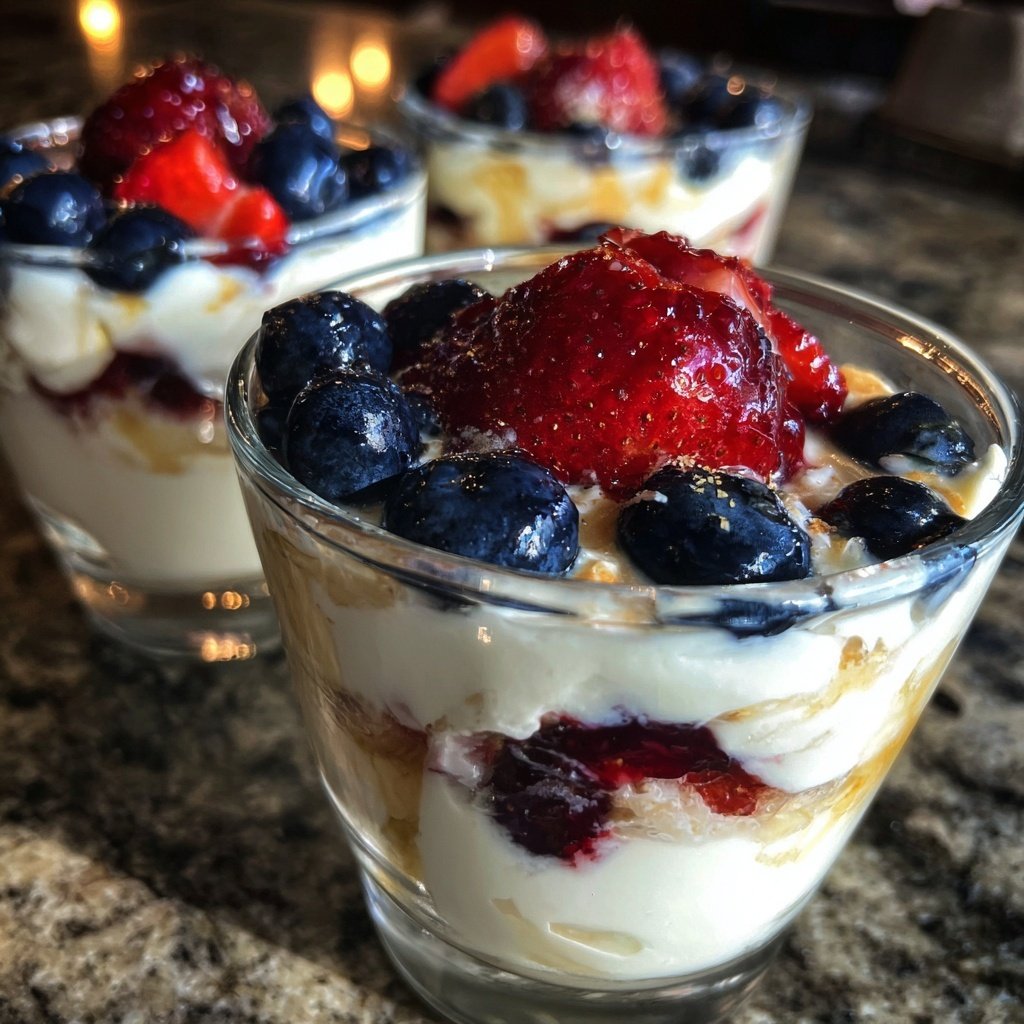 Vanilla Berry Yogurt Parfaits