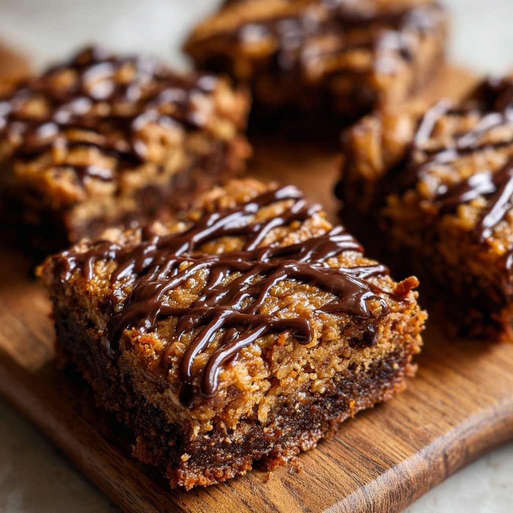 Chocolate Date Tahini Squares
