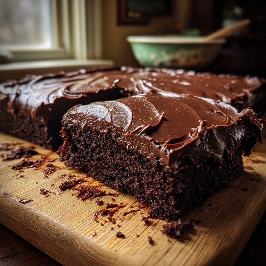 Chocolate Buttercream Sheet Cake