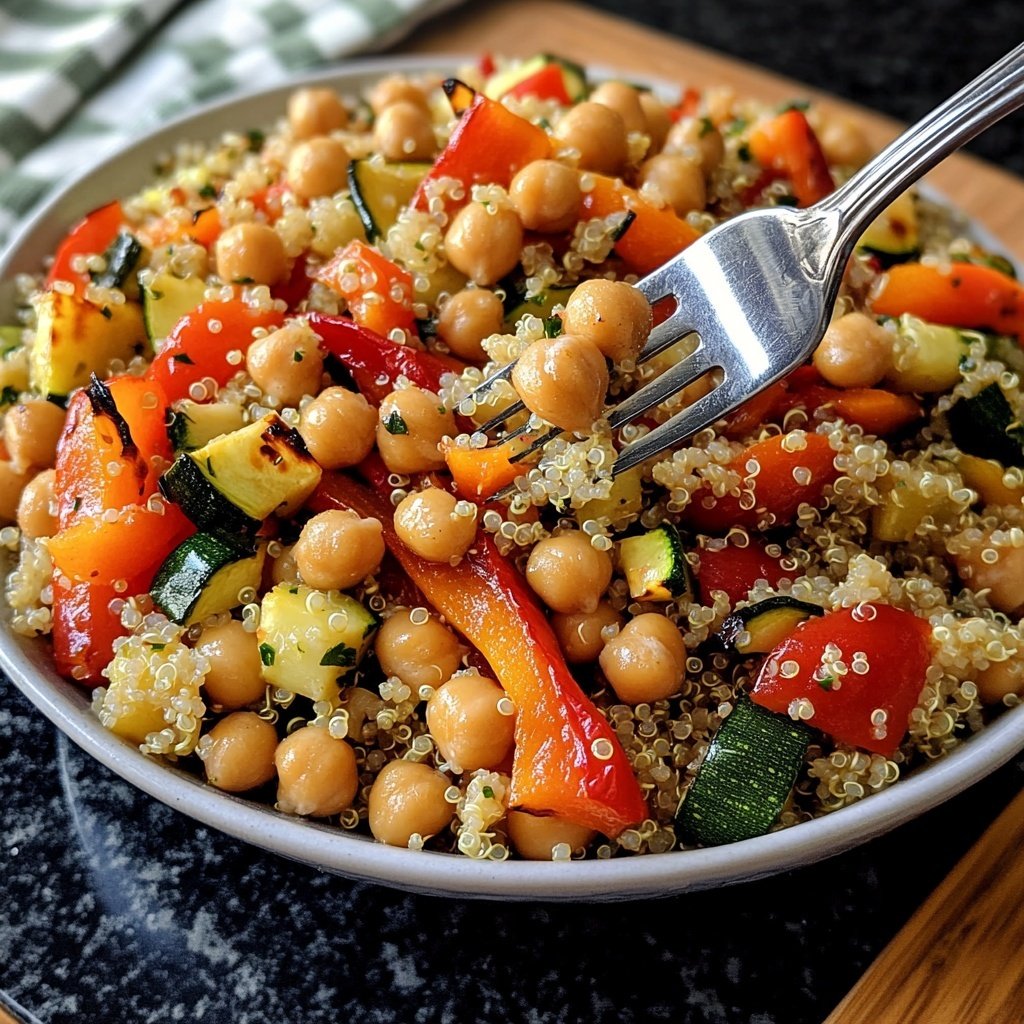 Healthy Roasted Veggie Quinoa Bowl