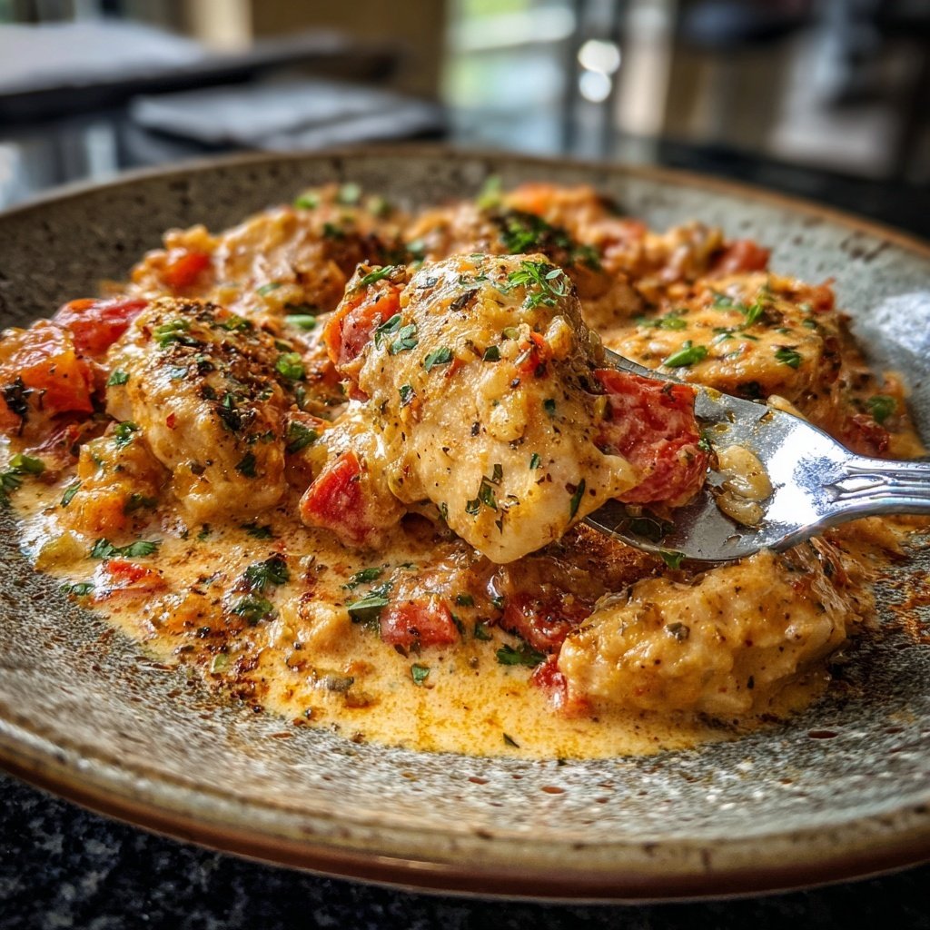 Creamy Tomato Garlic Chicken