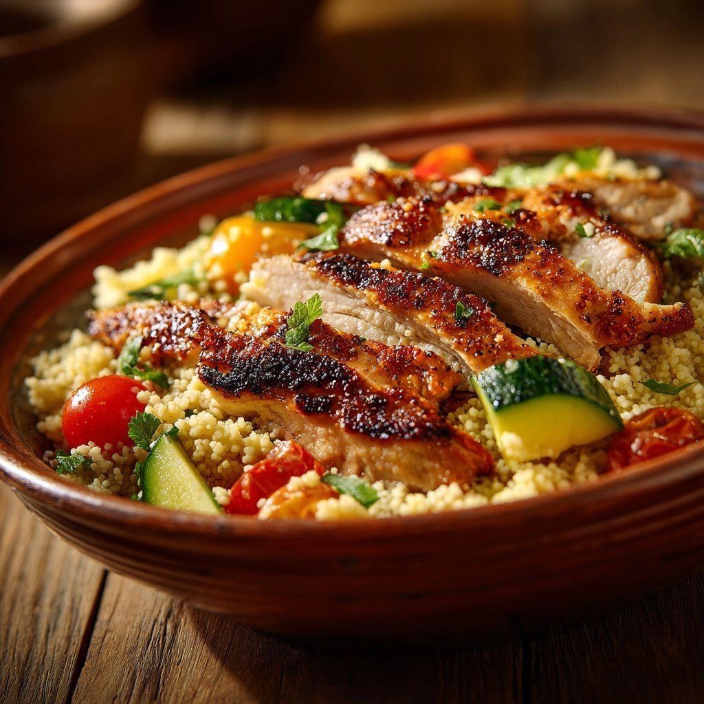 Healthy Chicken And Couscous Bowl