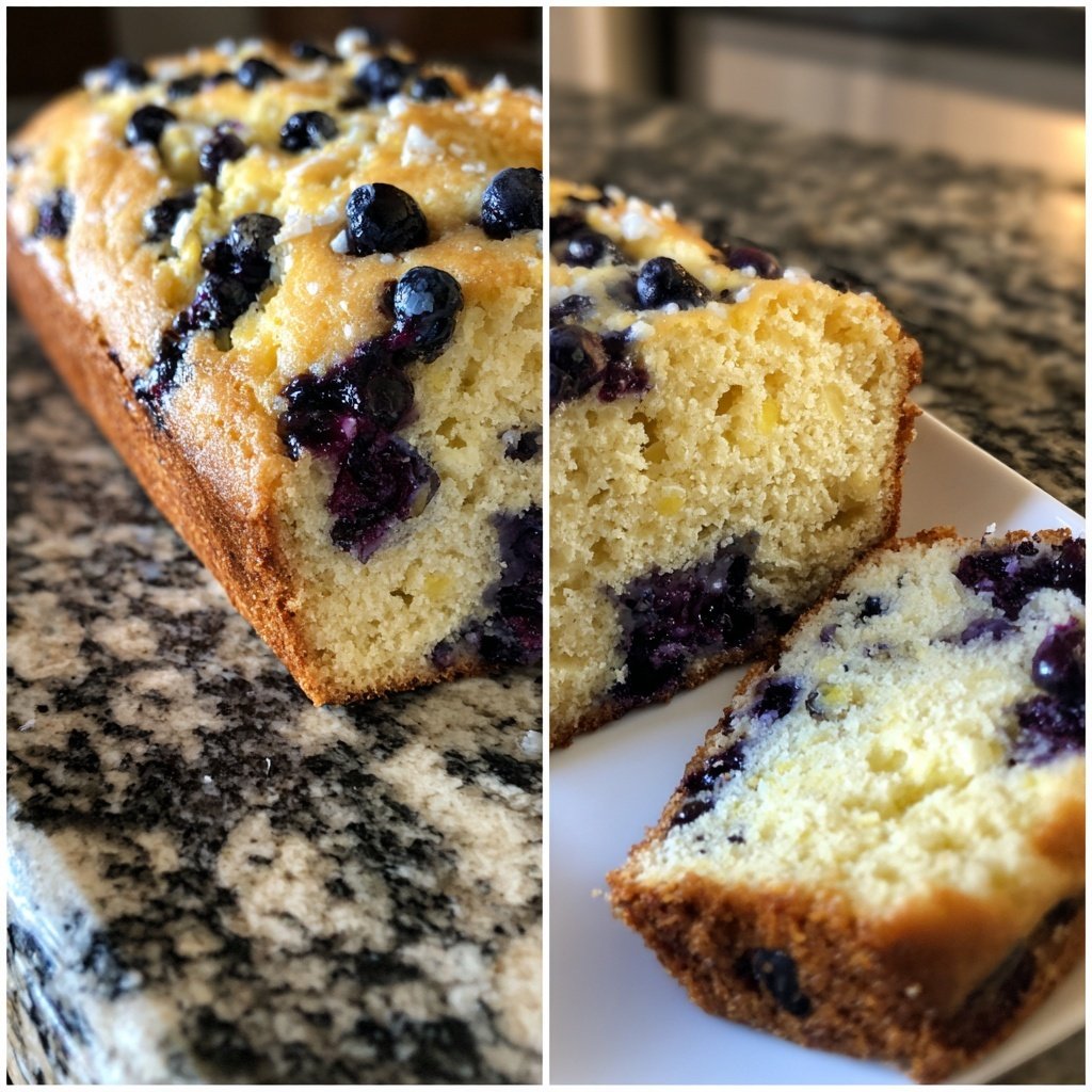 Blueberry Lemon Yogurt Bread