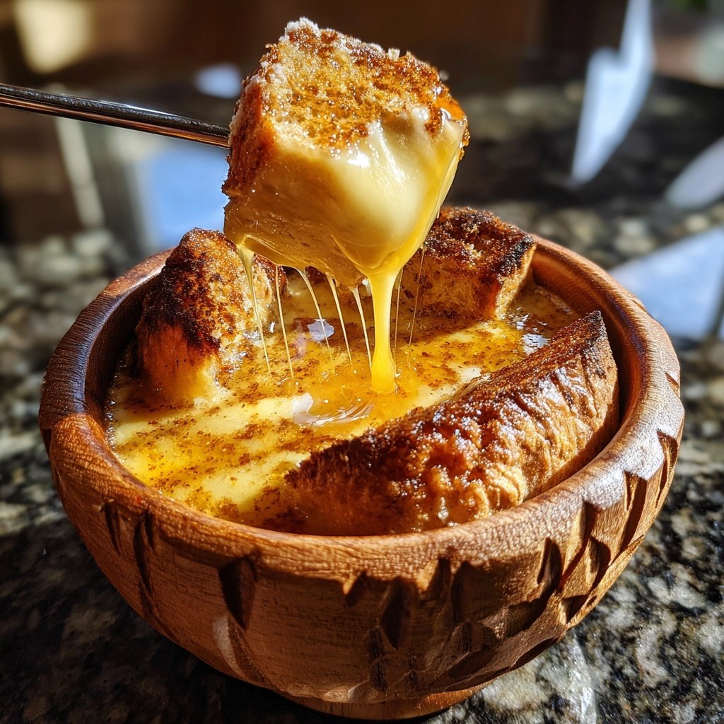 Fondue with Brie and Honey