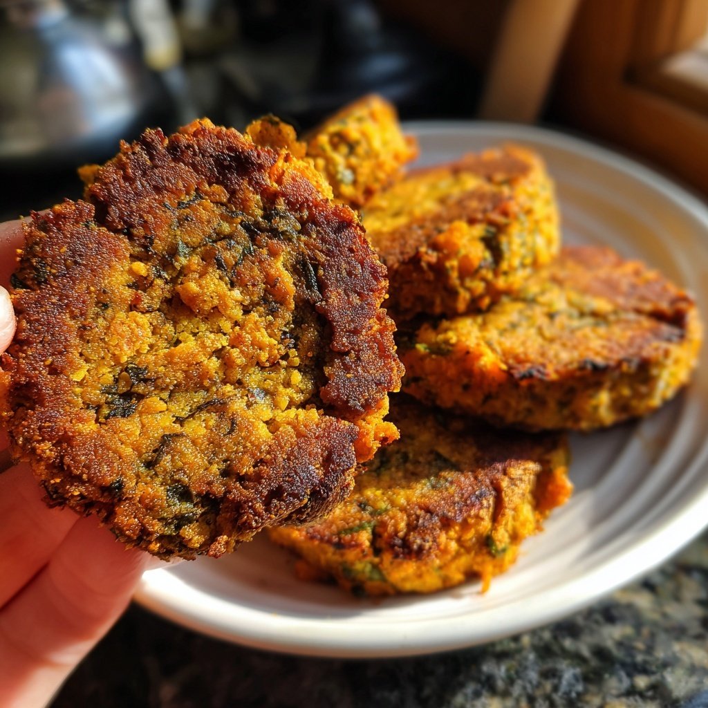 Baked Veggie Chickpea Patties