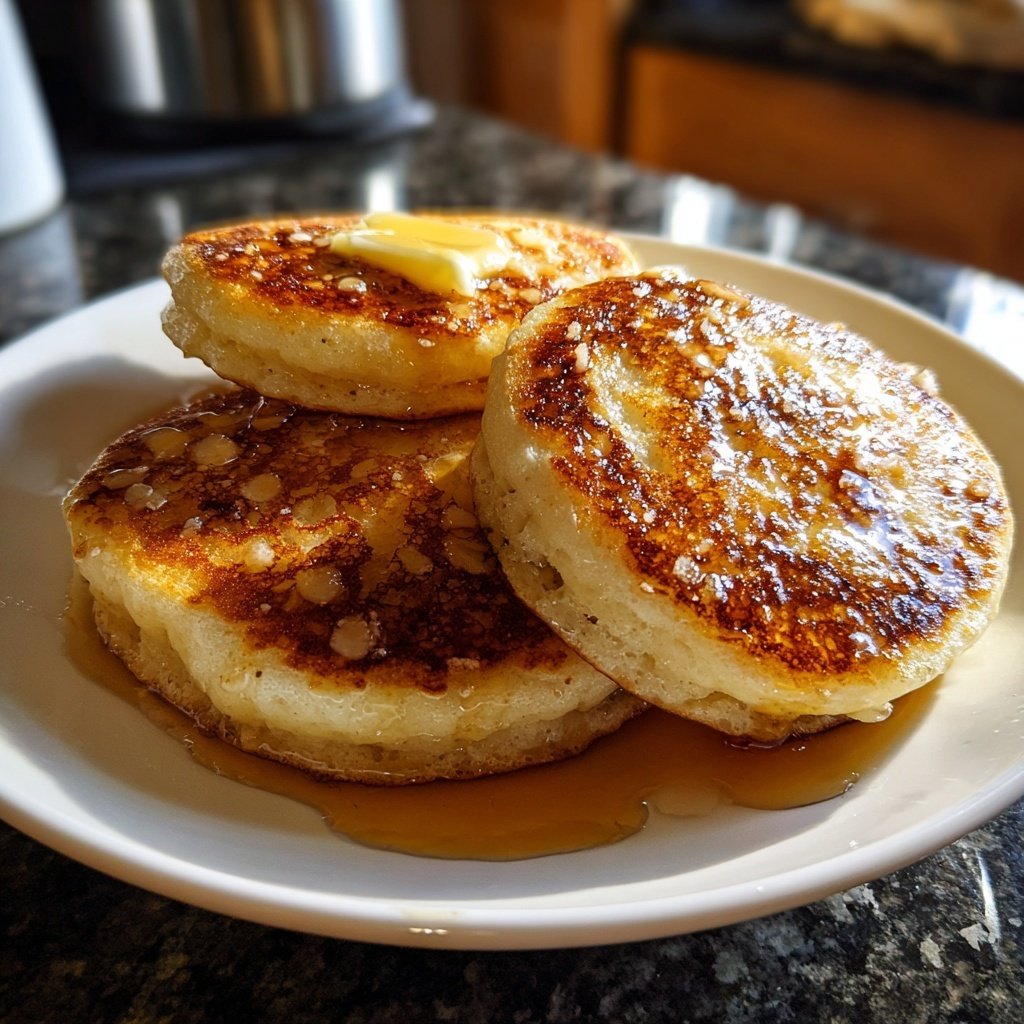 Valentines Breakfast Vanilla Almond Pancakes