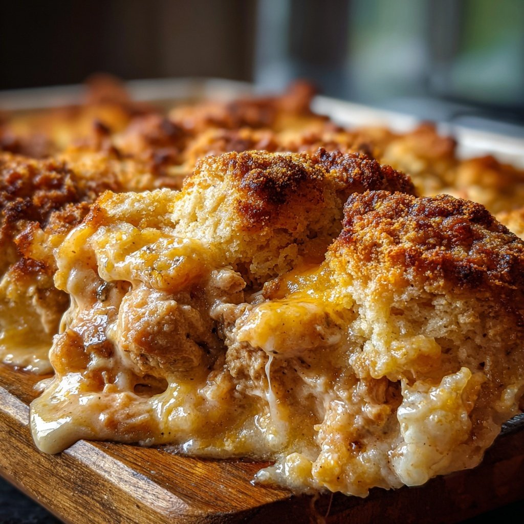 Chicken And Biscuit Casserole