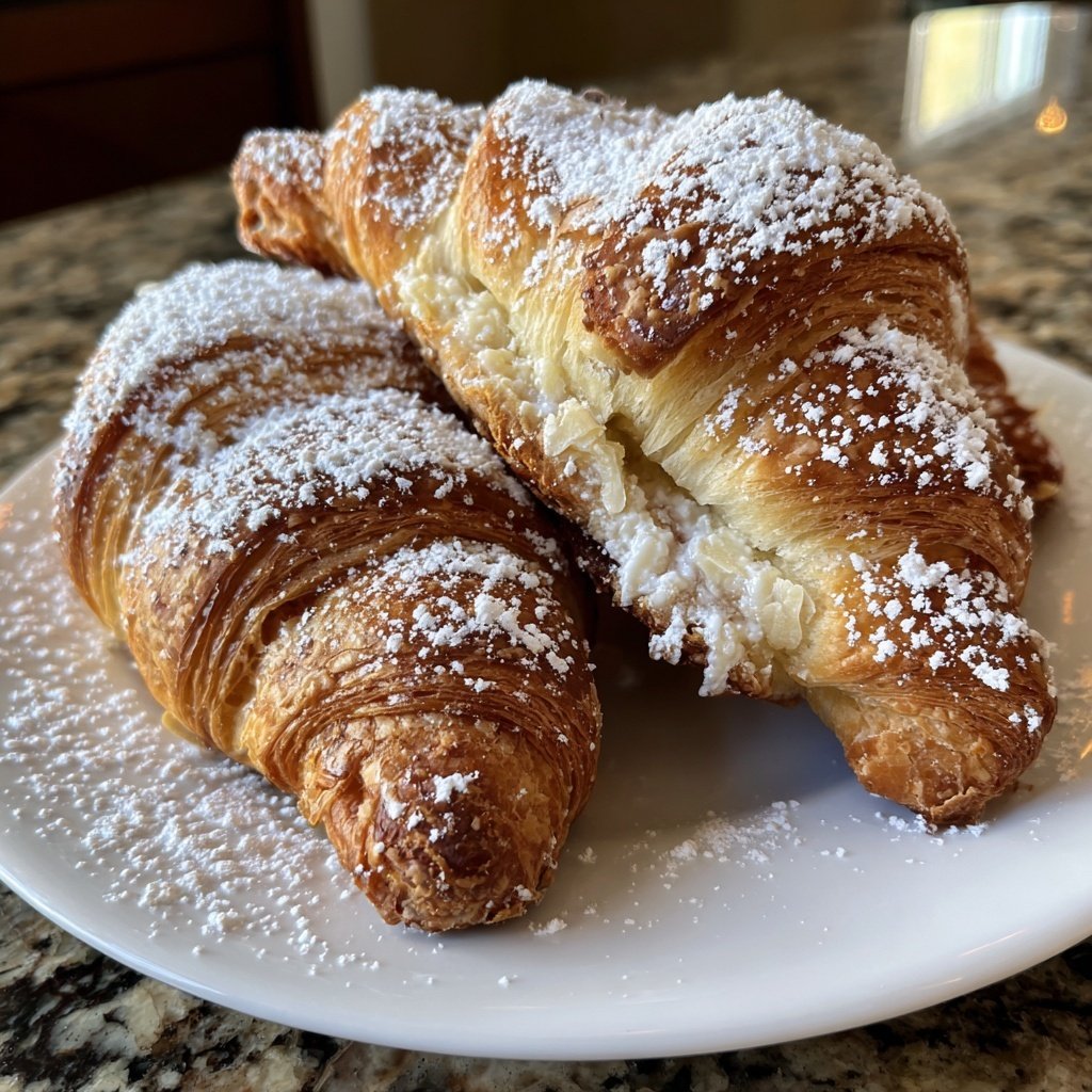 Croissants With Almond Filling
