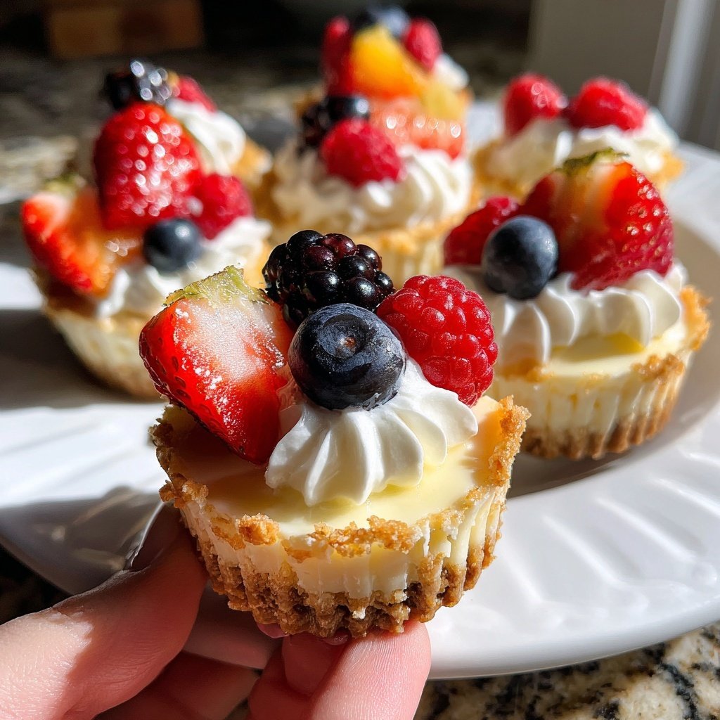 Super Bowl Dessert Mini Cheesecake Cups
